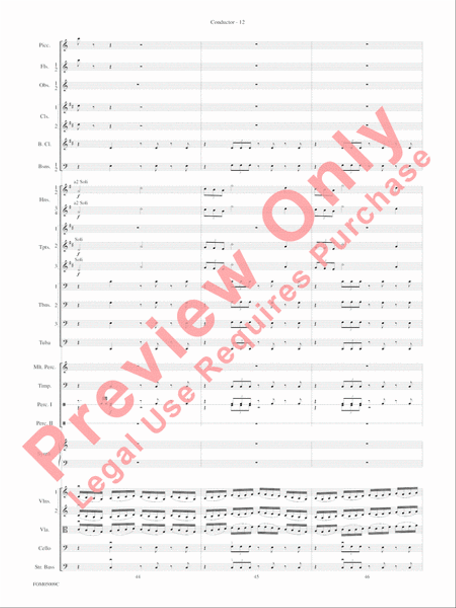 Concert Suite from Star Wars: Episode III Revenge of the Sith Full Orchestra scores gallery preview page 15