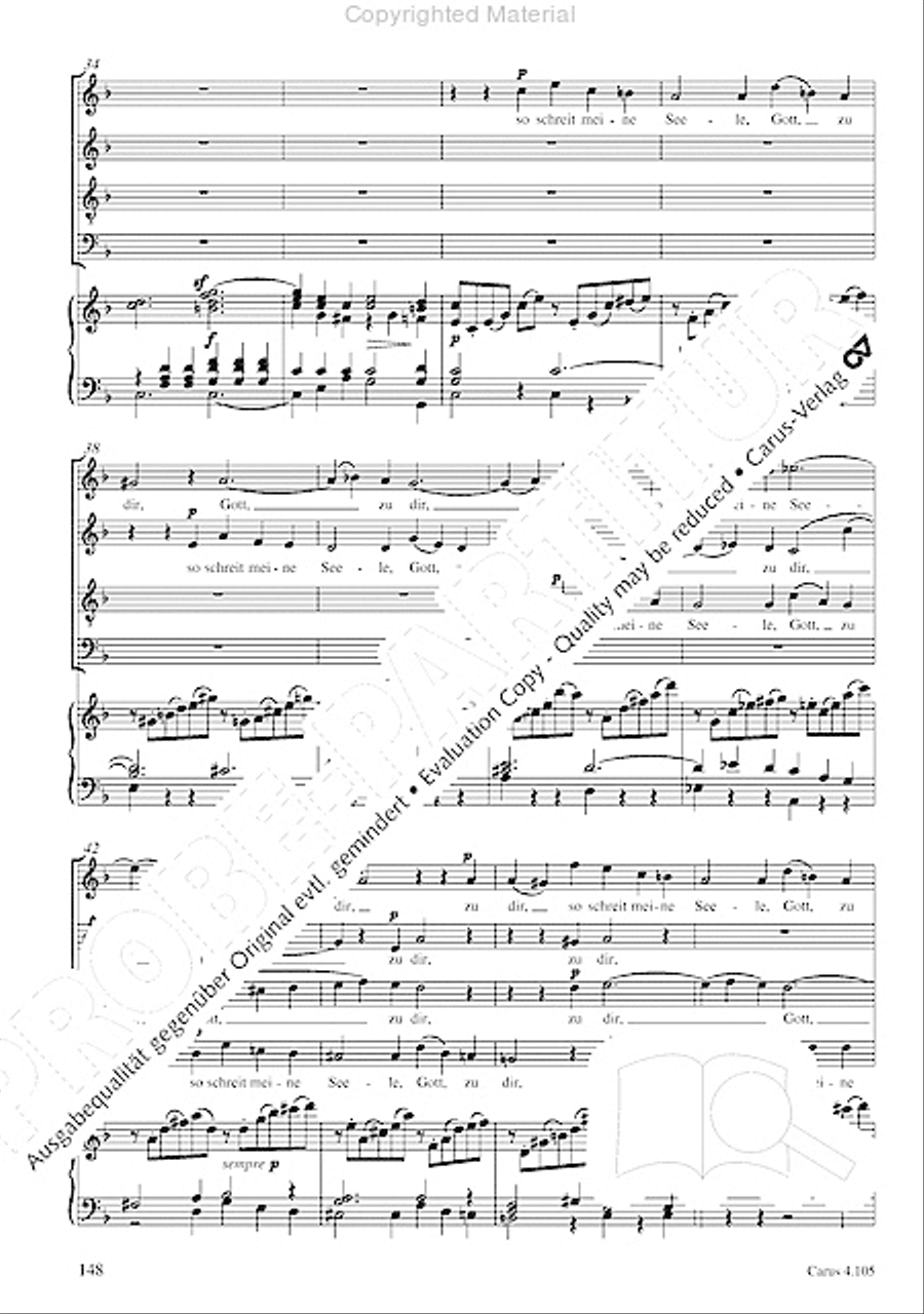 Choral collection Mendelssohn - editionchor Choir scores gallery preview page 149
