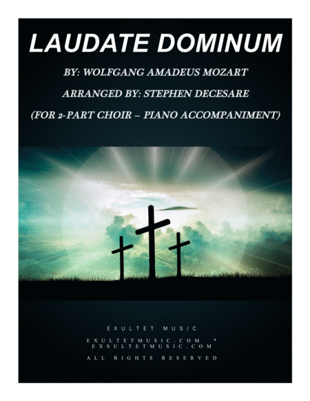 Laudate Dominum (for 2-part choir - Piano Accompaniment) image number null