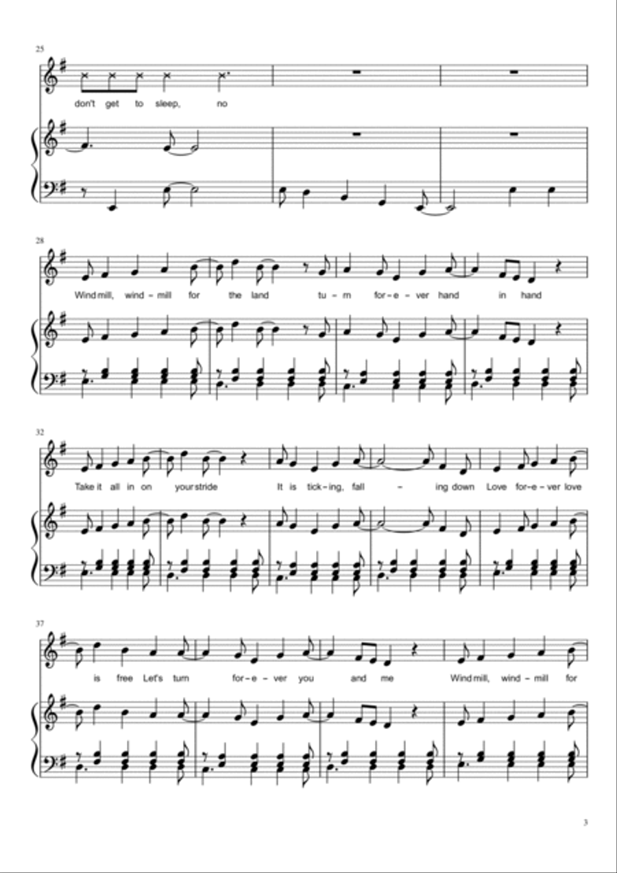 Feel Good Inc Voice scores gallery preview page 3