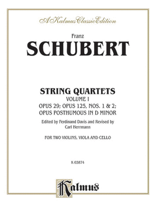 Book cover for String Quartets, Volume 1