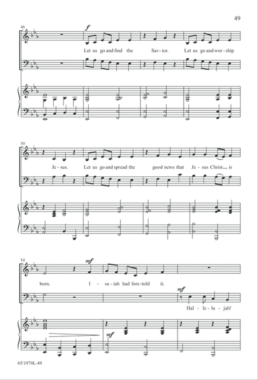 A Great and Mighty Wonder 4-Part scores gallery preview page 50
