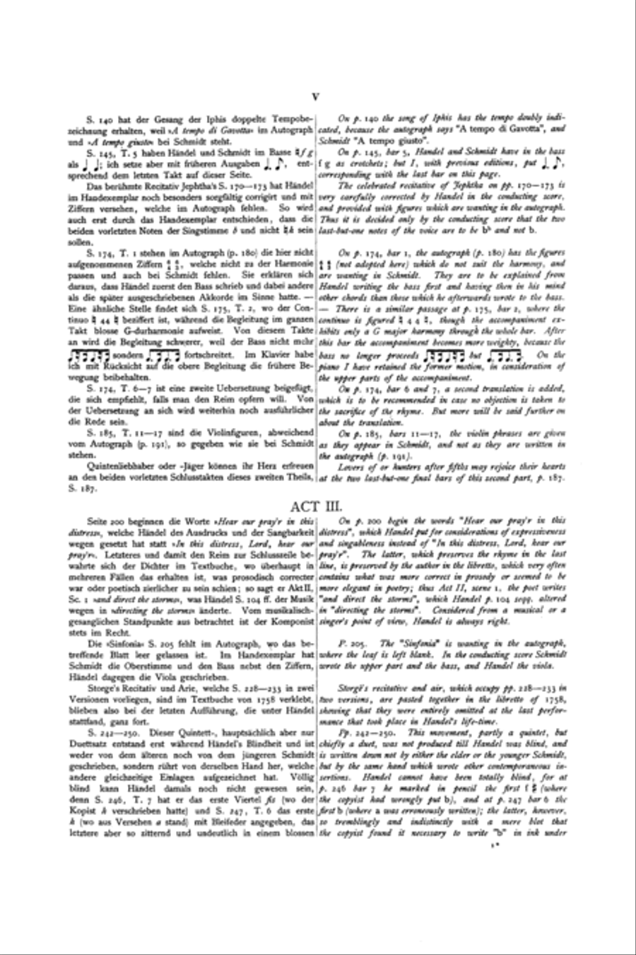 Jephtha (1752) 4-Part scores gallery preview page 6