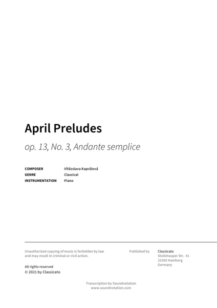 April Preludes image number null