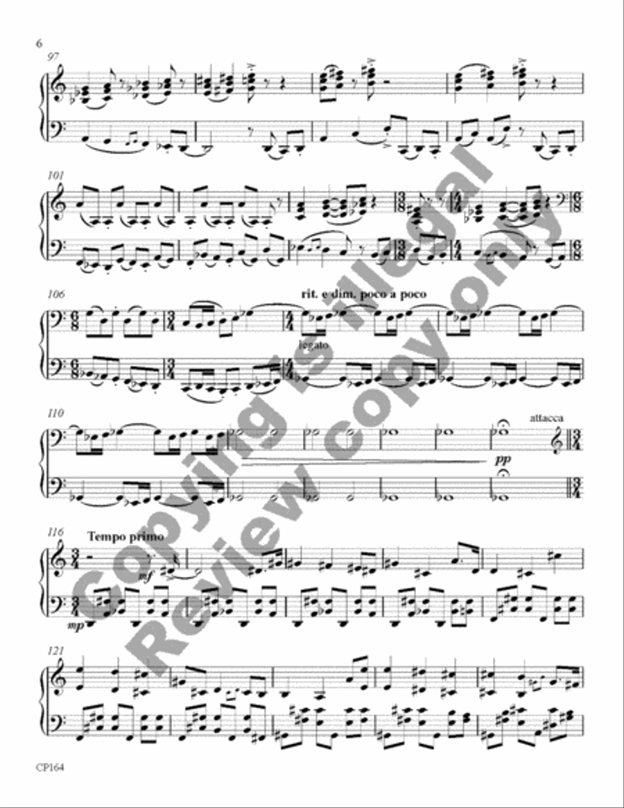 Rondeau Rondeau Piano Solo scores gallery preview page 6