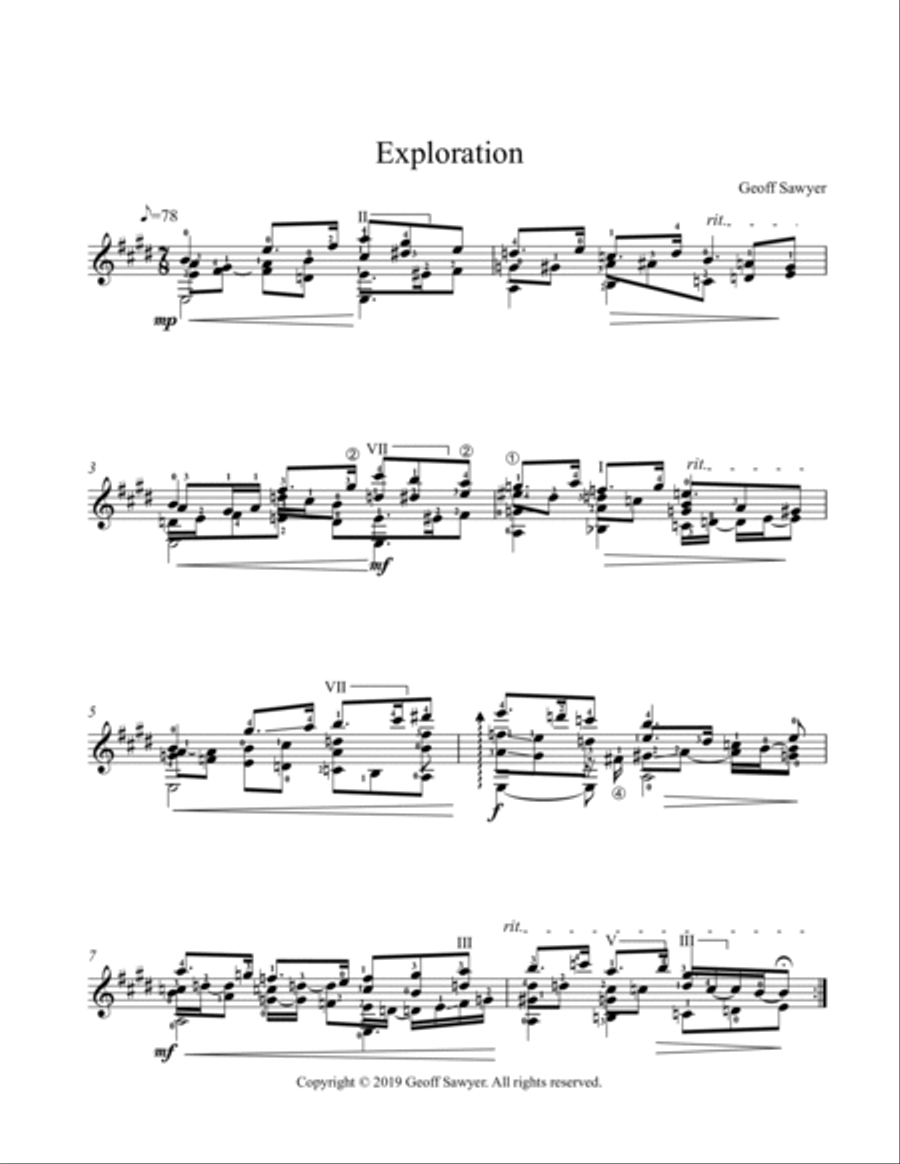 A Journey on Strings Acoustic Guitar scores gallery preview page 3