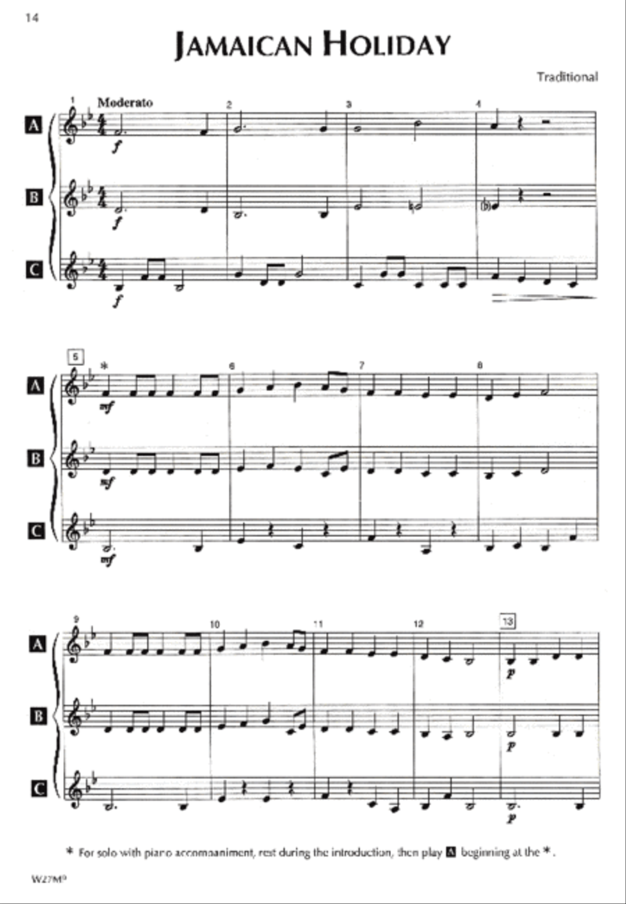 Standard of Excellence: Festival Ensembles-Mallet Percussion Concert Band Methods scores gallery preview page 2