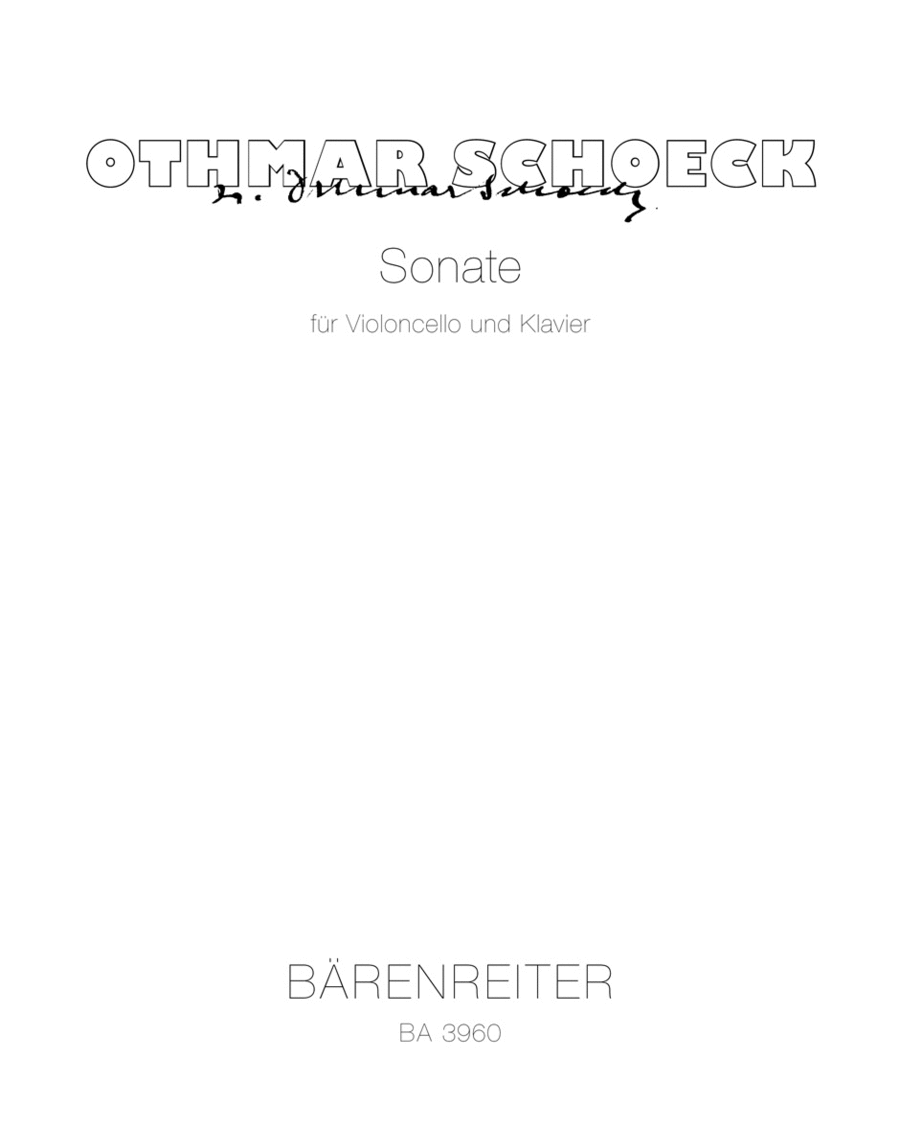 Sonata for Violoncello and Piano Piano Accompaniment scores gallery preview page 1