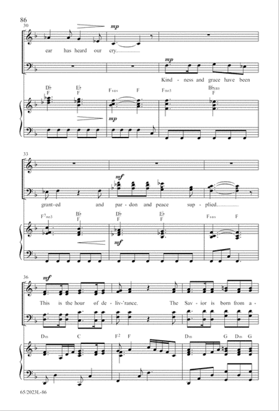 Child of Hope Child of Hope 4-Part scores gallery preview page 87