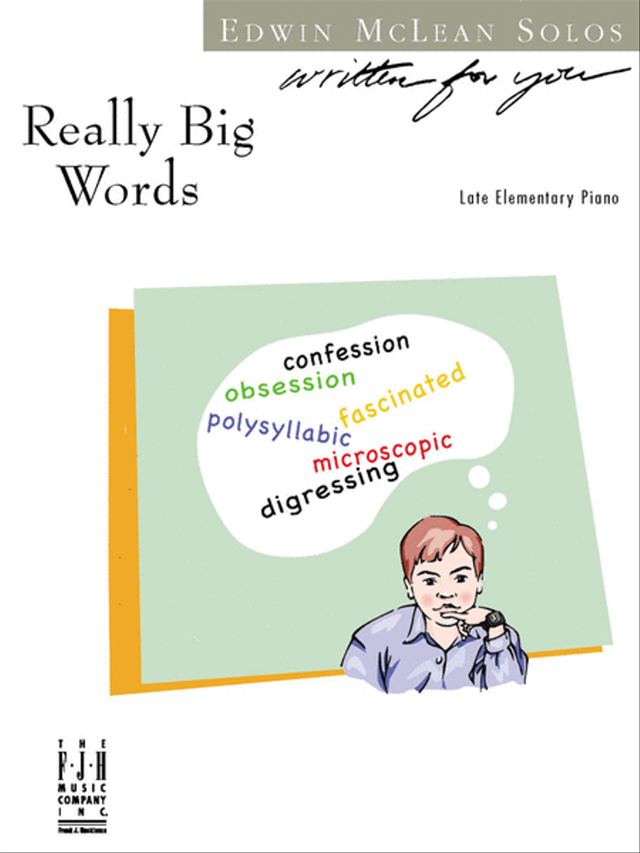 Really Big Words Easy Piano scores gallery preview page 2