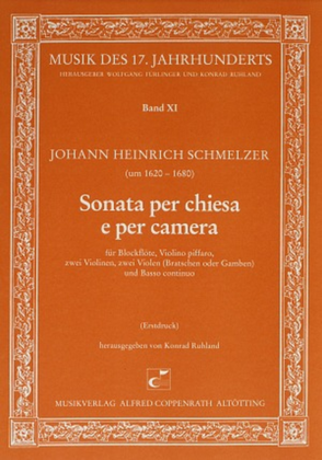 Book cover for Sonata per chiesa e per camera