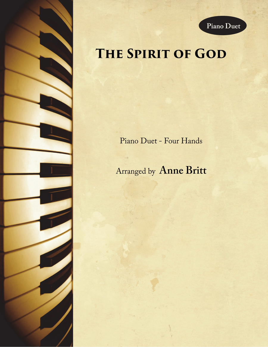 The Spirit of God (piano duet) 1 Piano, 4-Hands scores gallery preview page 1