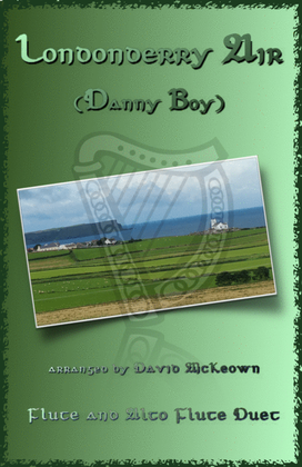 Book cover for Londonderry Air, (Danny Boy), for Flute and Alto Flute Duet
