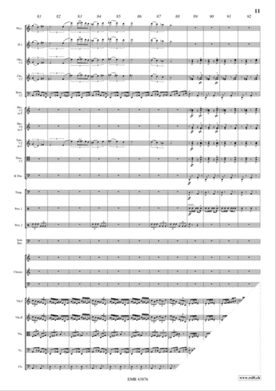 The Rime Of The Ancient Mariner Orchestra scores gallery preview page 11