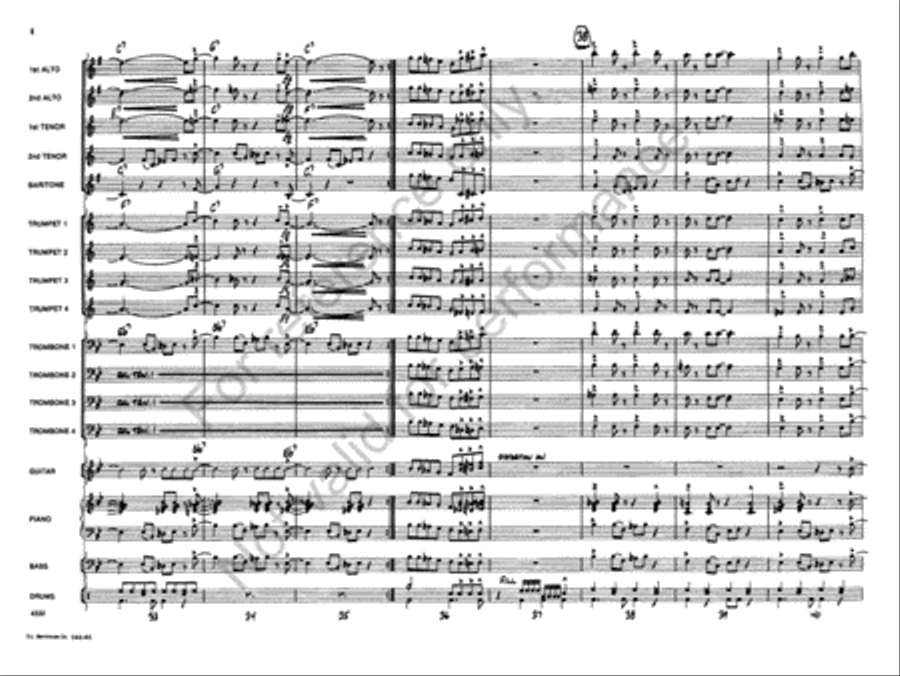 Christmas and Holiday Jazz Saver Pack Jazz Ensemble scores gallery preview page 27