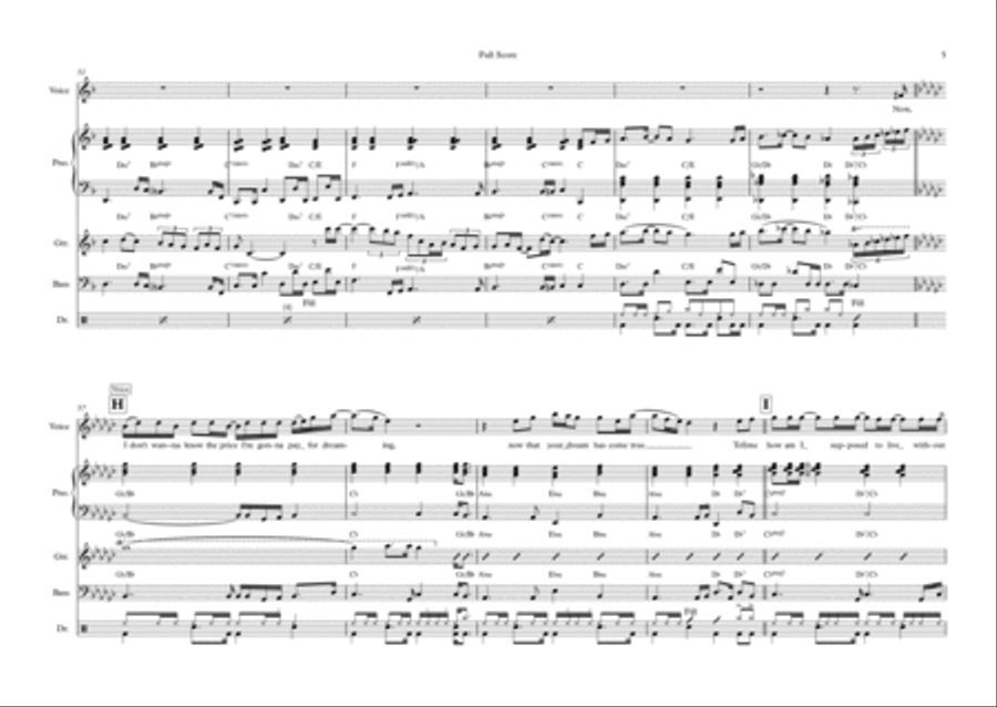 How Am I Supposed To Live Without You Bass Voice scores gallery preview page 5