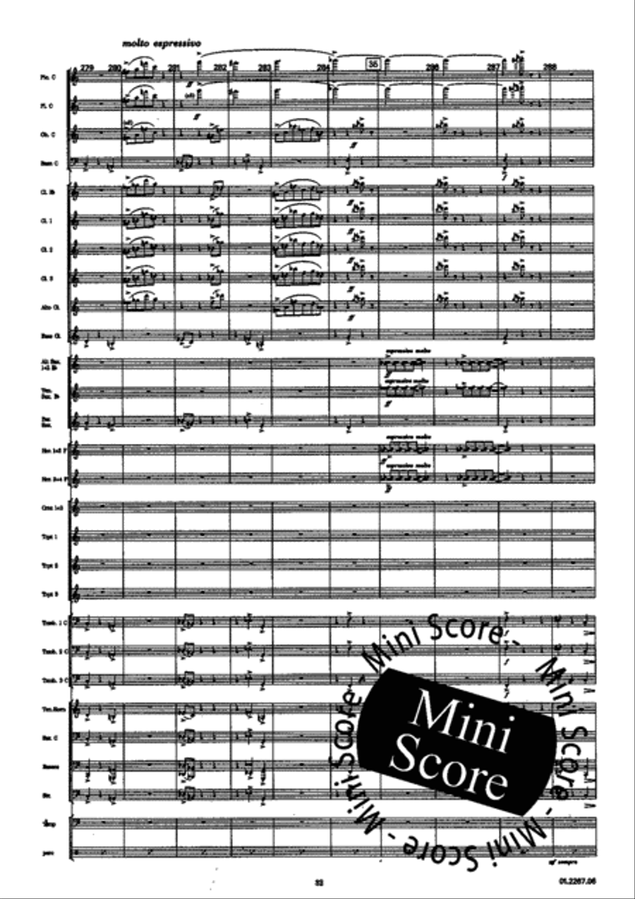 La Derniere Valse Concert Band scores gallery preview page 36
