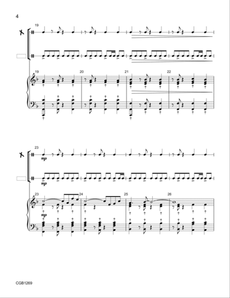 Voyages (Full Score) Percussion scores gallery preview page 4
