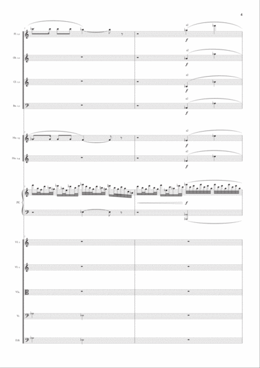 Piano Concerto No.2 ‘Urge’ Op.44 Full Orchestra scores gallery preview page 5