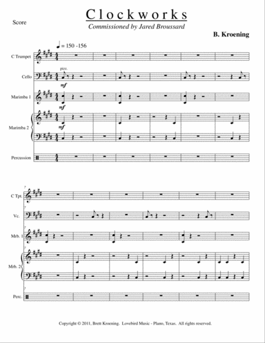 Clockworks Trumpet scores gallery preview page 2