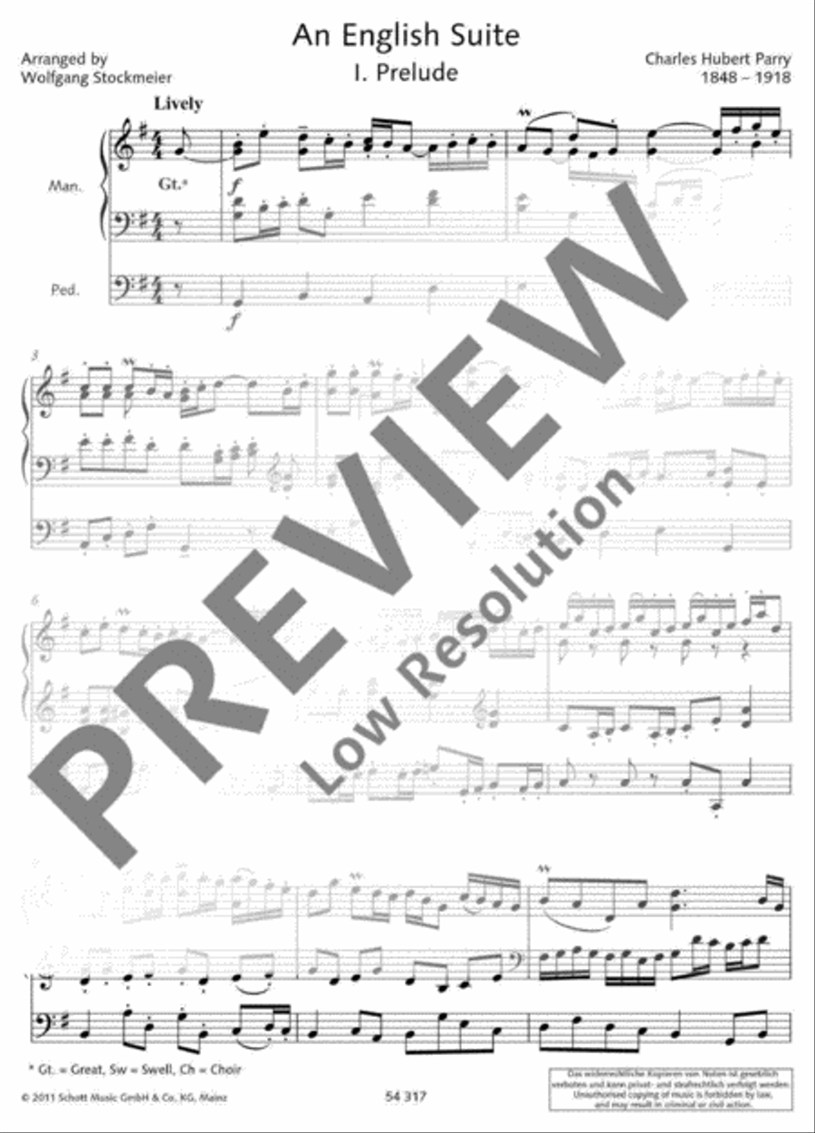 An English Suite Organ scores gallery preview page 6