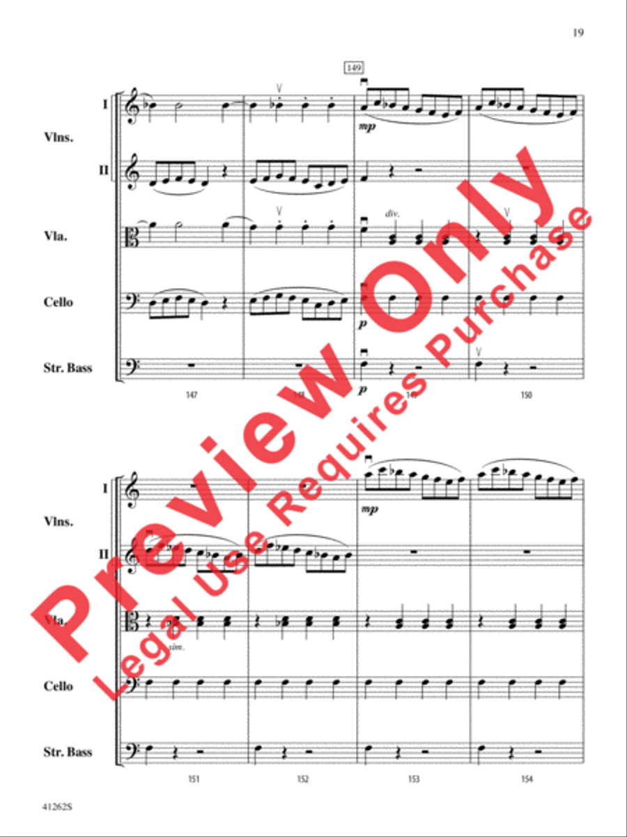 Cosi Fan Tutte String Orchestra scores gallery preview page 20