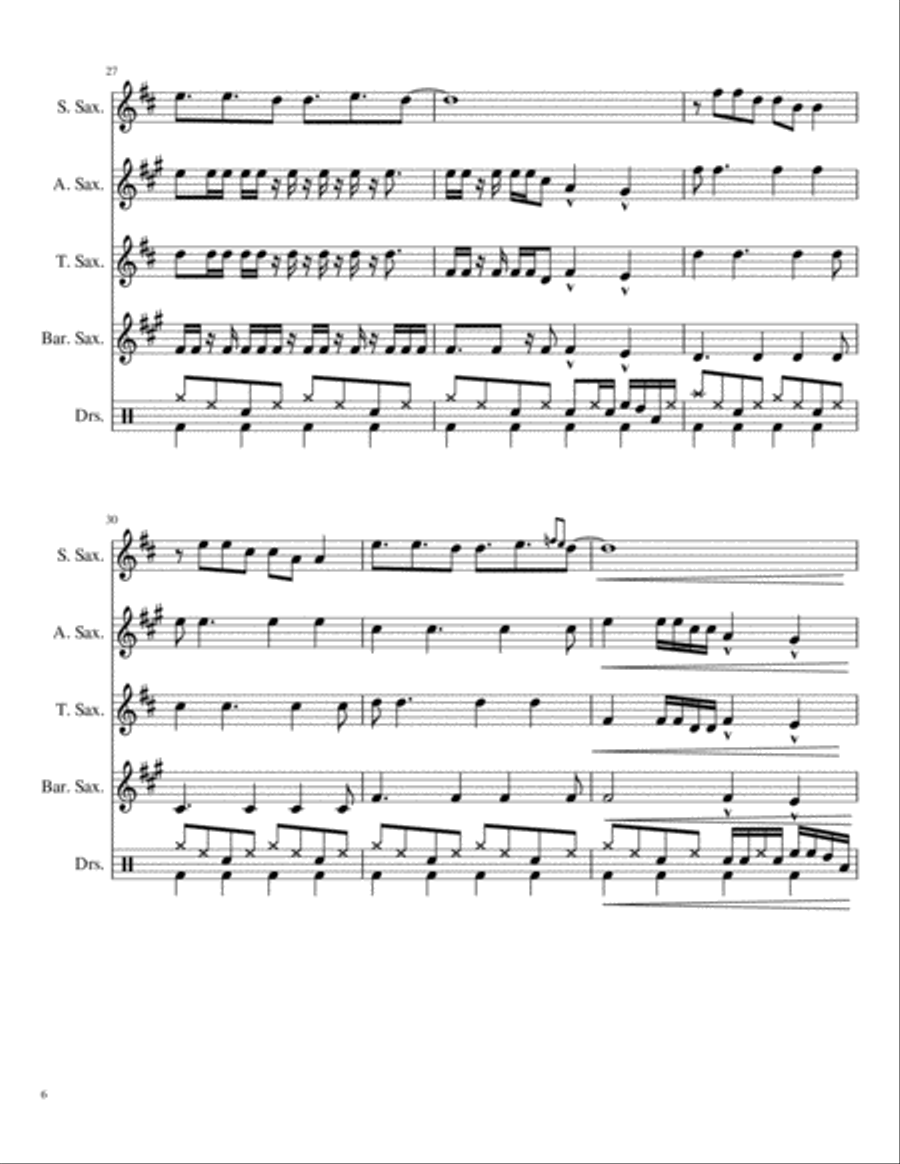 Rather Be Small Ensemble scores gallery preview page 6