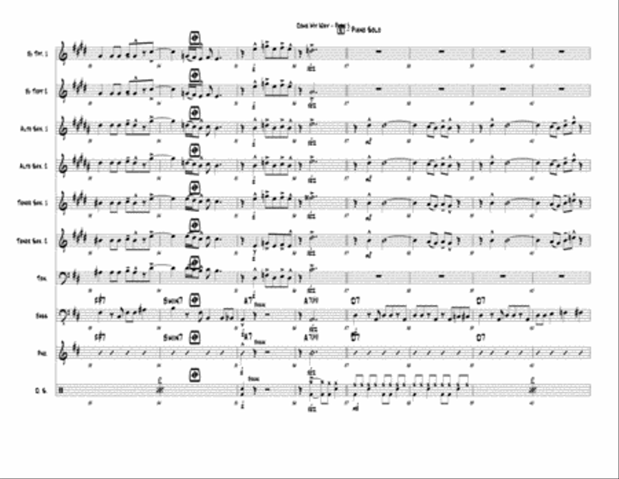 Come My Way Jazz Ensemble scores gallery preview page 5