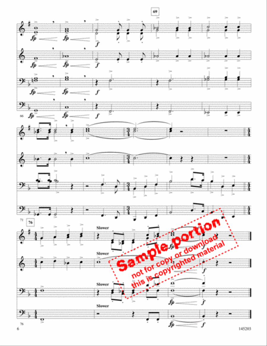 Patriot's Medley Brass Ensemble scores gallery preview page 5