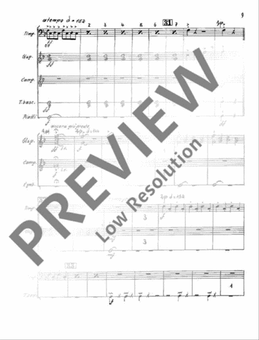 Carmina Burana Choir scores gallery preview page 12