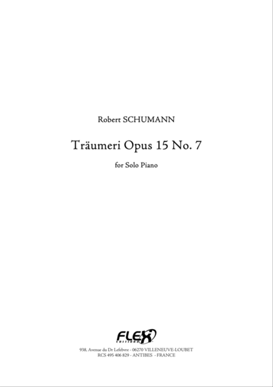 Traumeri Opus 15 No. 7 Piano Solo scores gallery preview page 1