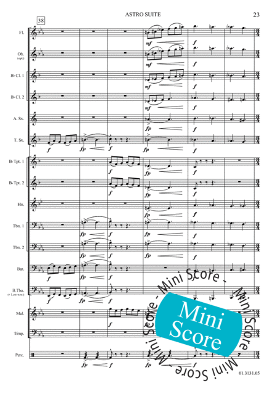 Astro Suite Astro Suite Concert Band scores gallery preview page 29