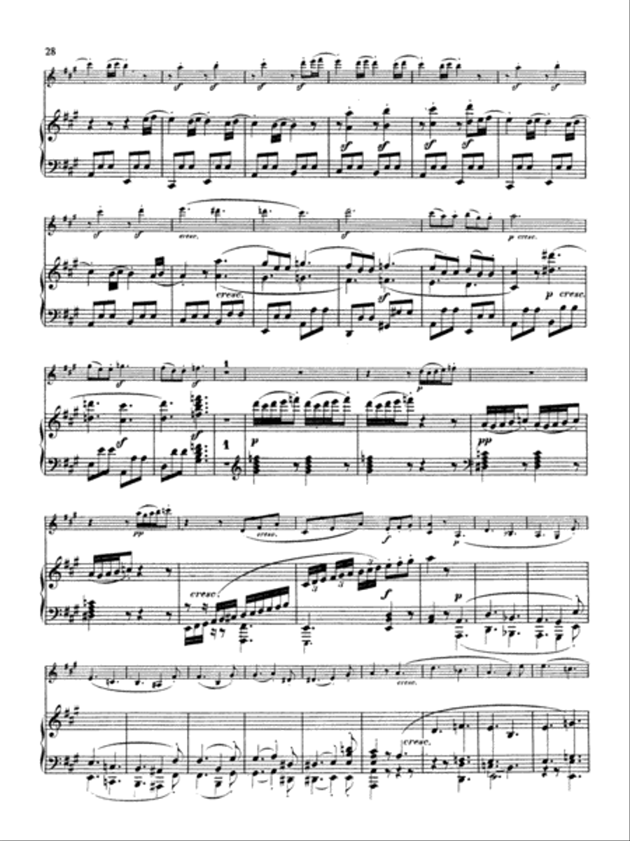 Beethoven: Violin Sonata, Op. 12 No. 2 Violin scores gallery preview page 6