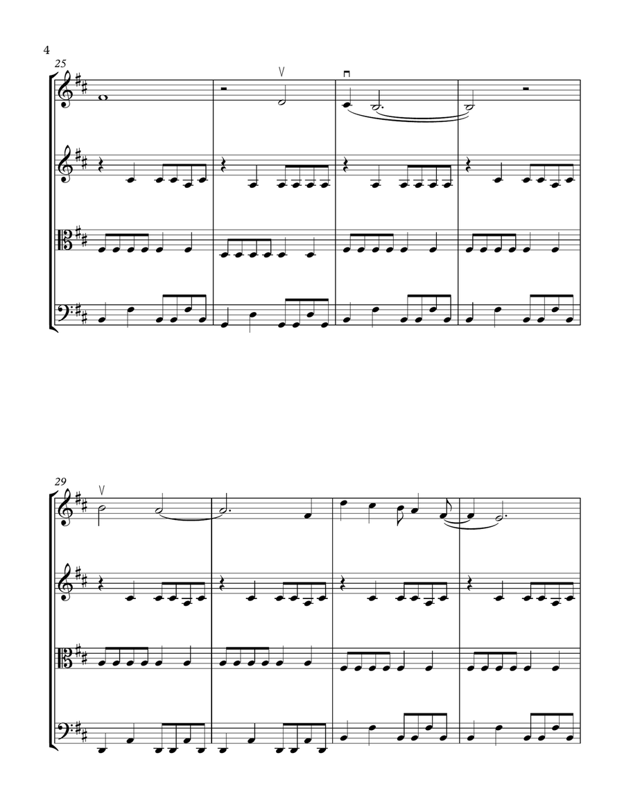 Everlong String Quartet scores gallery preview page 4
