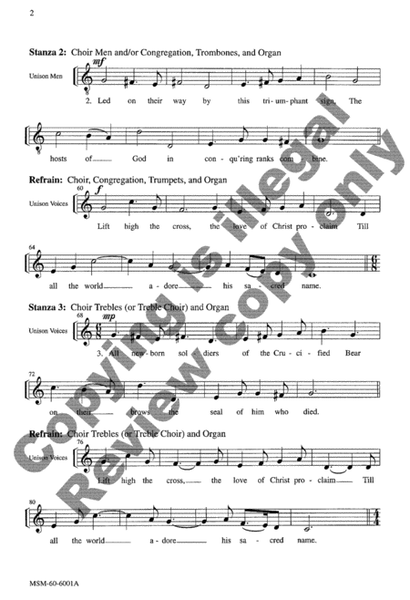 Lift High the Cross (Choral Score)
