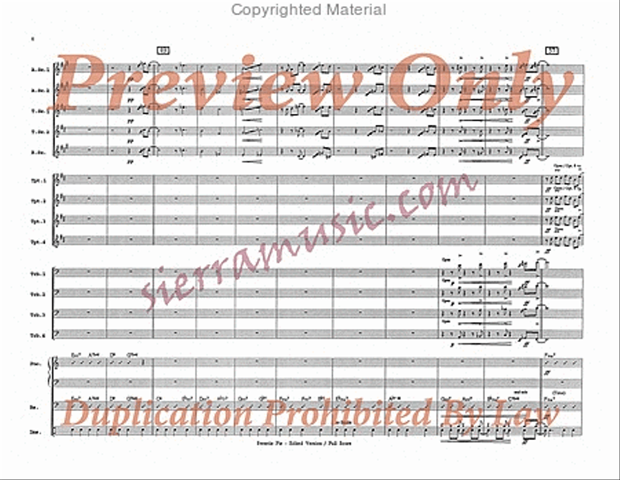 Sweetie Pie (Edited) (aka Easy Chair) Big Band scores gallery preview page 7