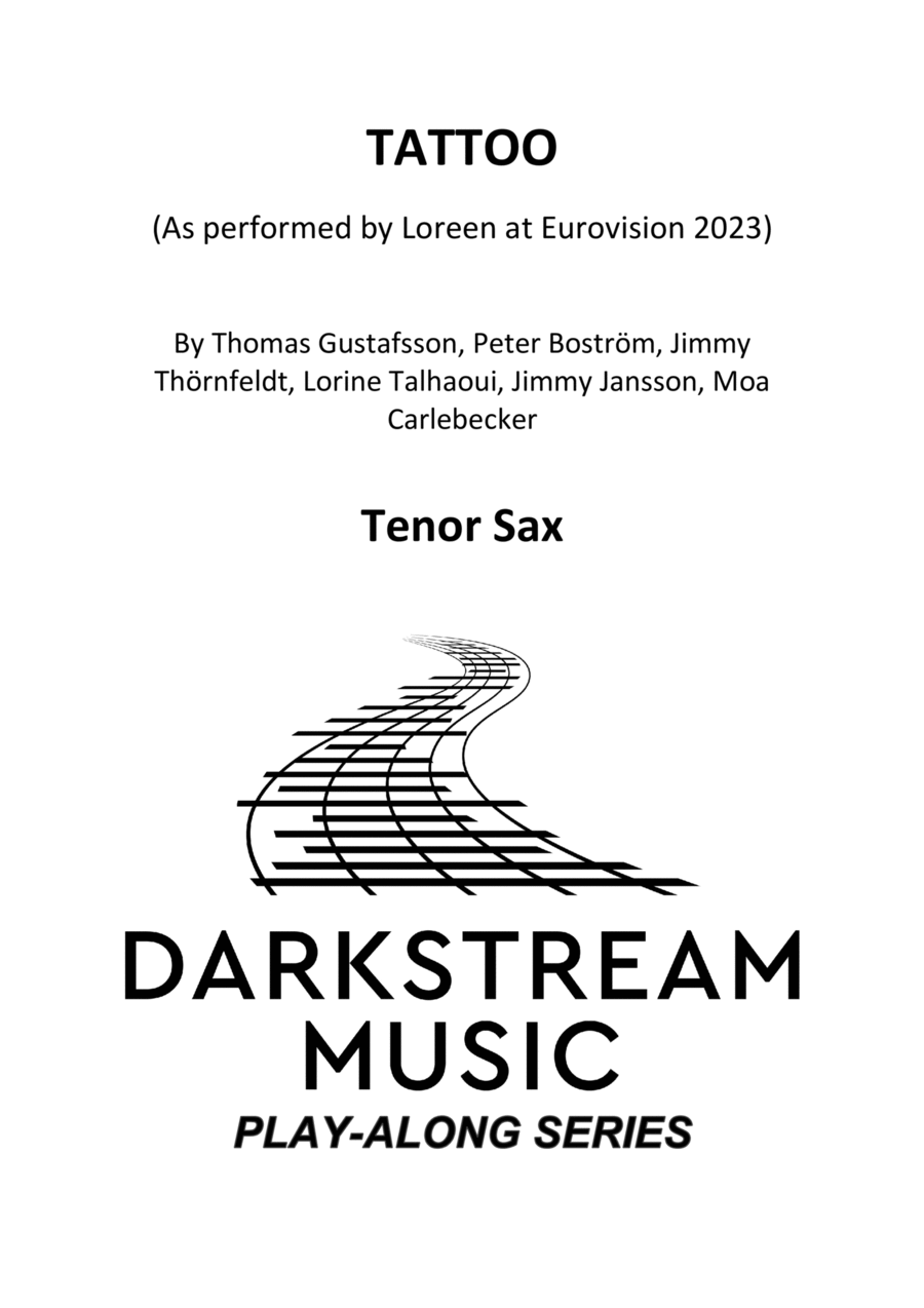 Tattoo Tenor Saxophone scores gallery preview page 1