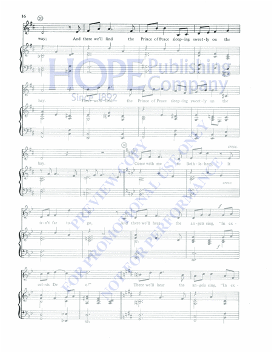 Come with a Singing Heart Voice Solo scores gallery preview page 20