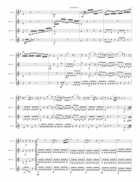Quartetto 2 for clarinet quartet image number null