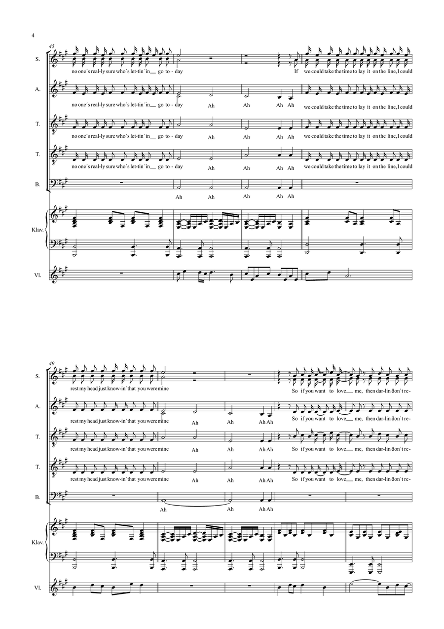 November Rain Divisi scores gallery preview page 4