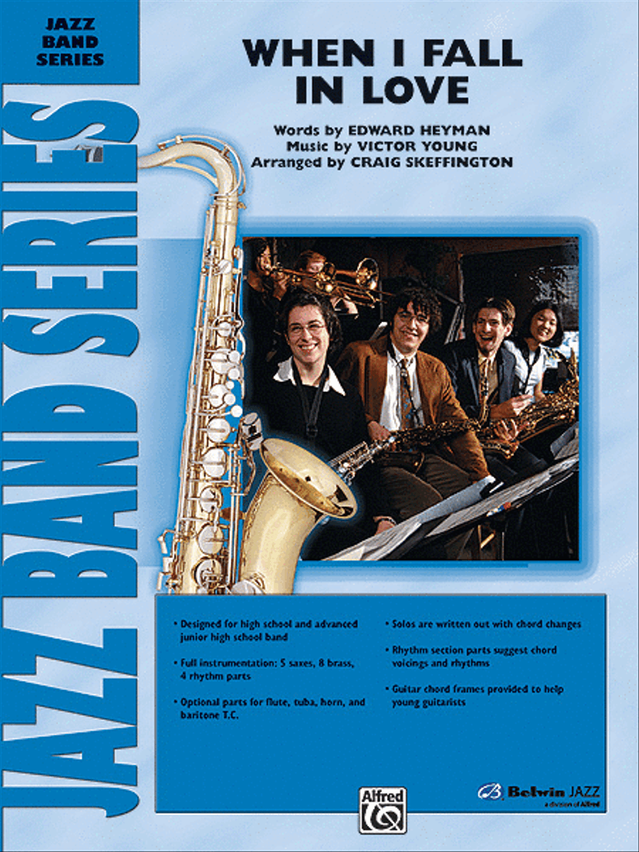 When I Fall in Love Jazz Ensemble scores gallery preview page 1