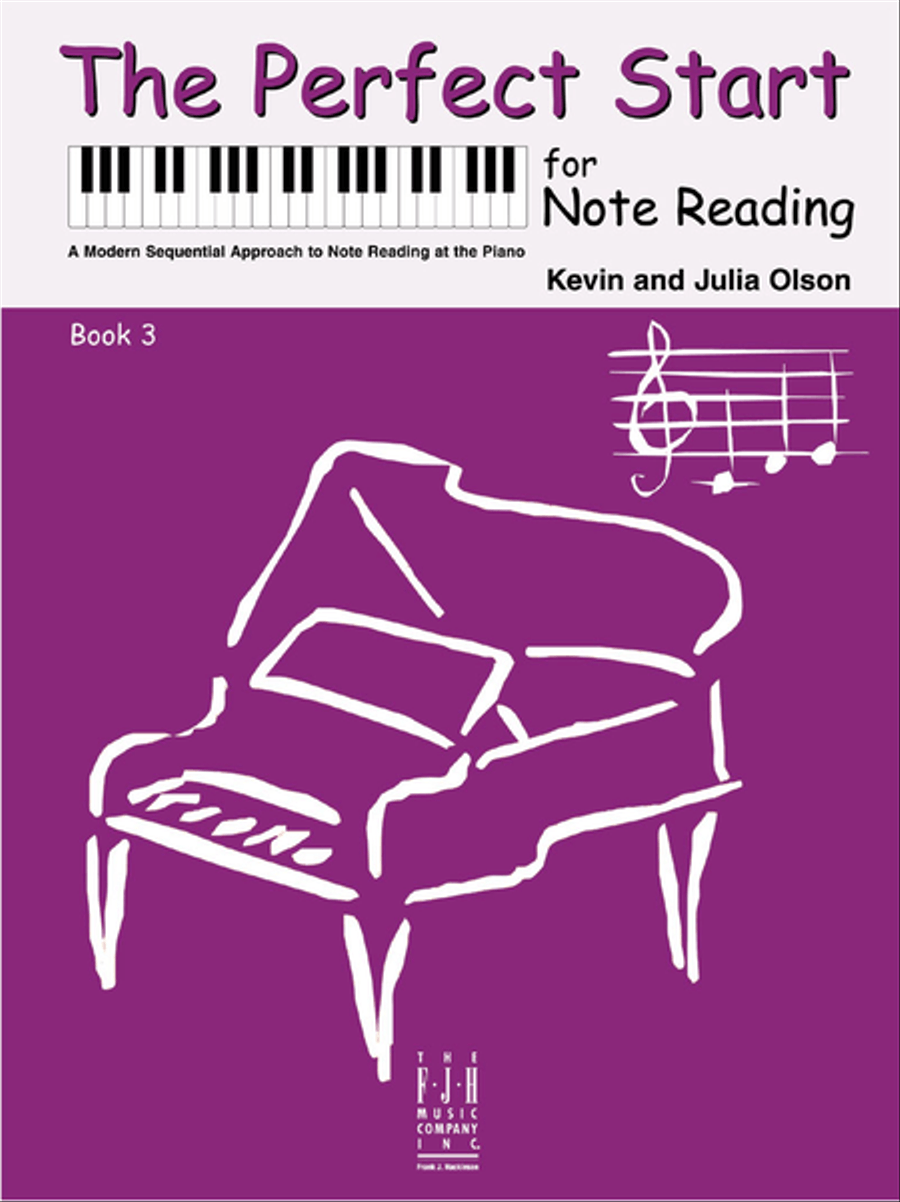 The Perfect Start for Note Reading, Book 3 Piano Method scores gallery preview page 1
