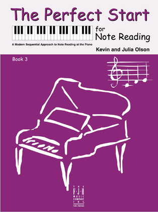Book cover for The Perfect Start for Note Reading, Book 3