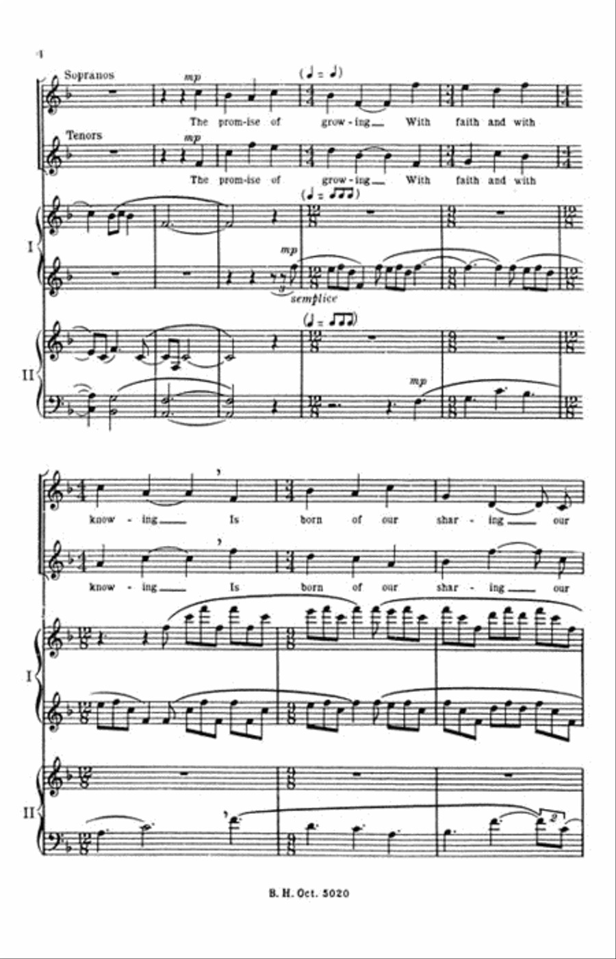 The Promise of Living Choir scores gallery preview page 3