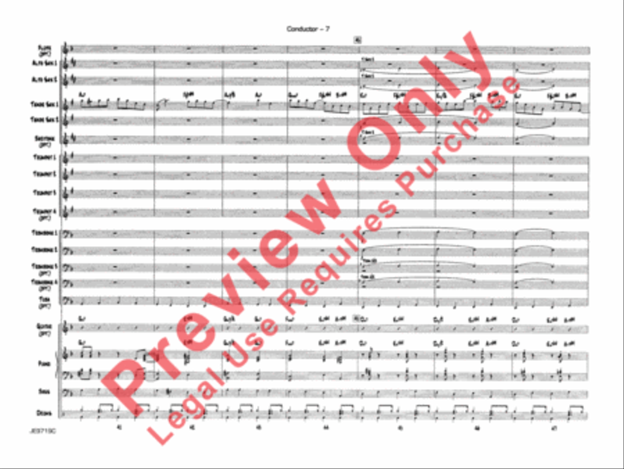 Summertime (from Porgy and Bess) Jazz Ensemble scores gallery preview page 10