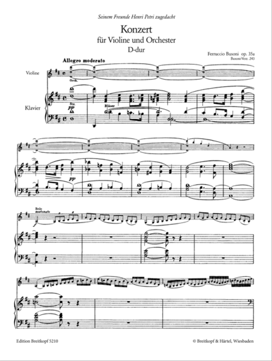 Violin Concerto in D major Op. 35a K 243 Violin Solo scores gallery preview page 2