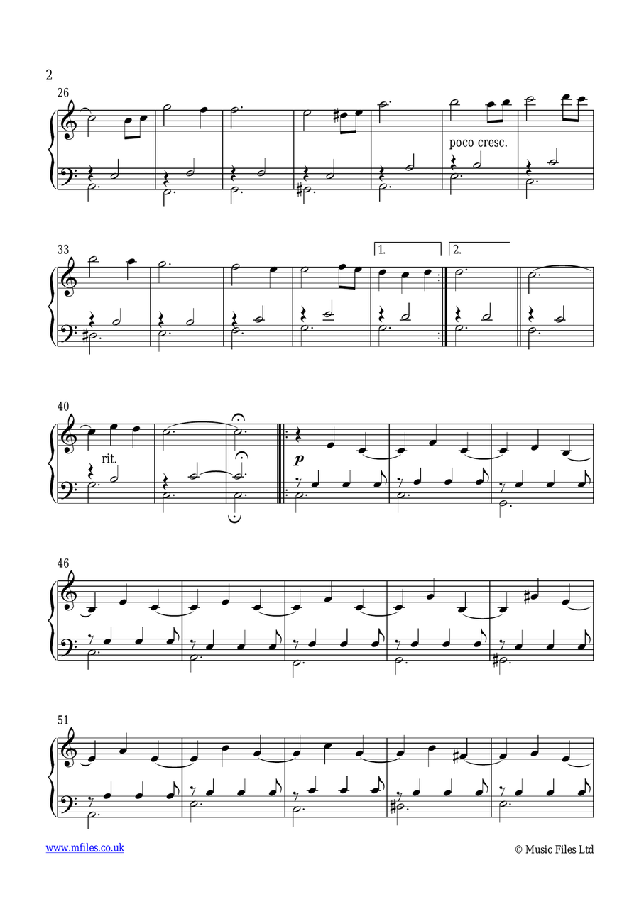 Rock Hymn - Piano Solo Piano Solo scores gallery preview page 2