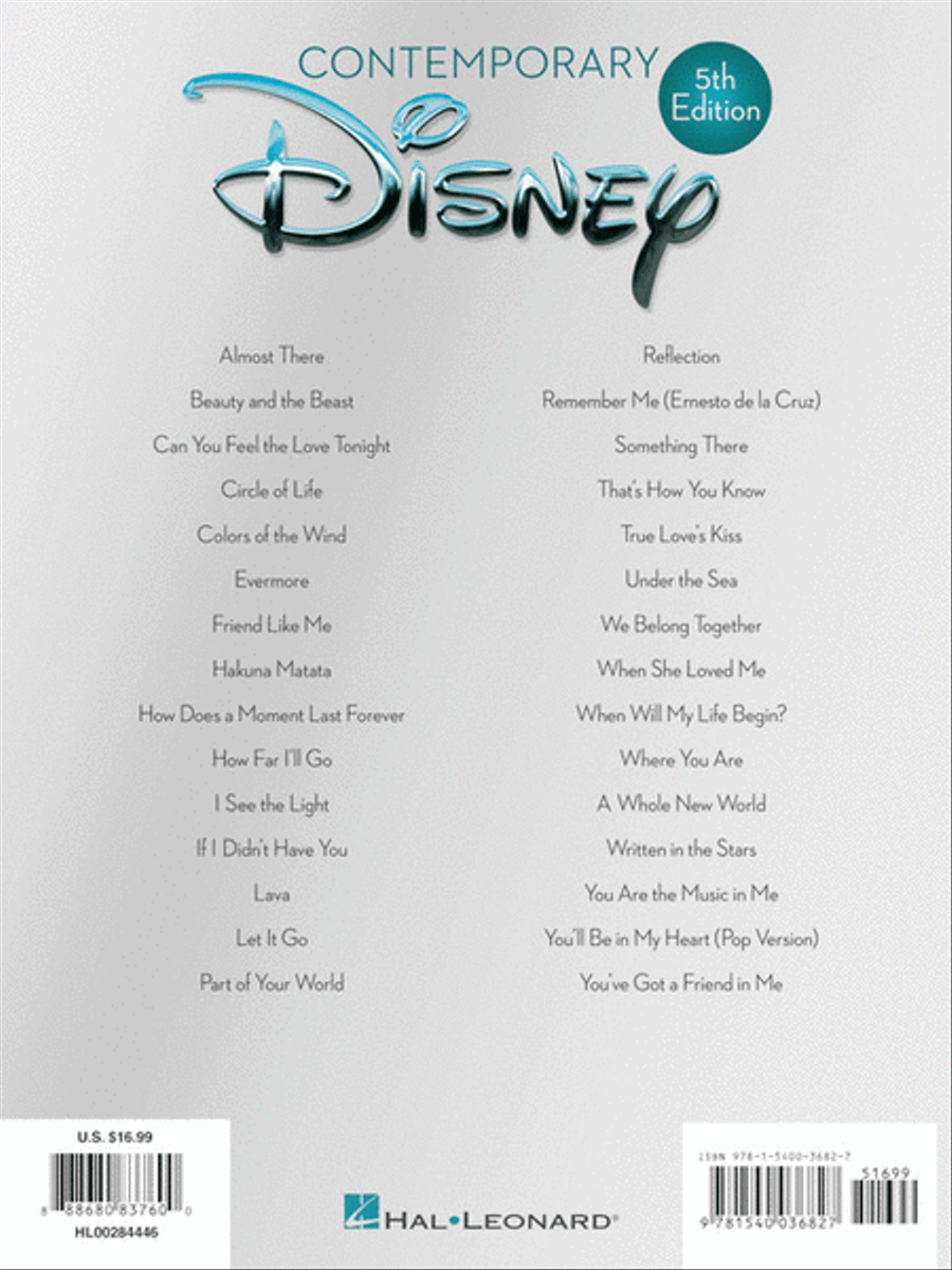 Contemporary Disney - 5th Edition Electronic Keyboard scores gallery preview page 6