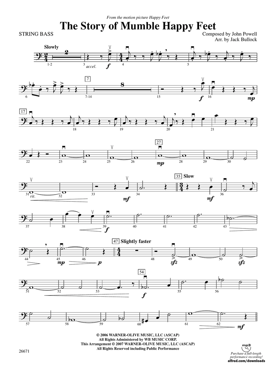 The Story of Mumble Happy Feet: String Bass