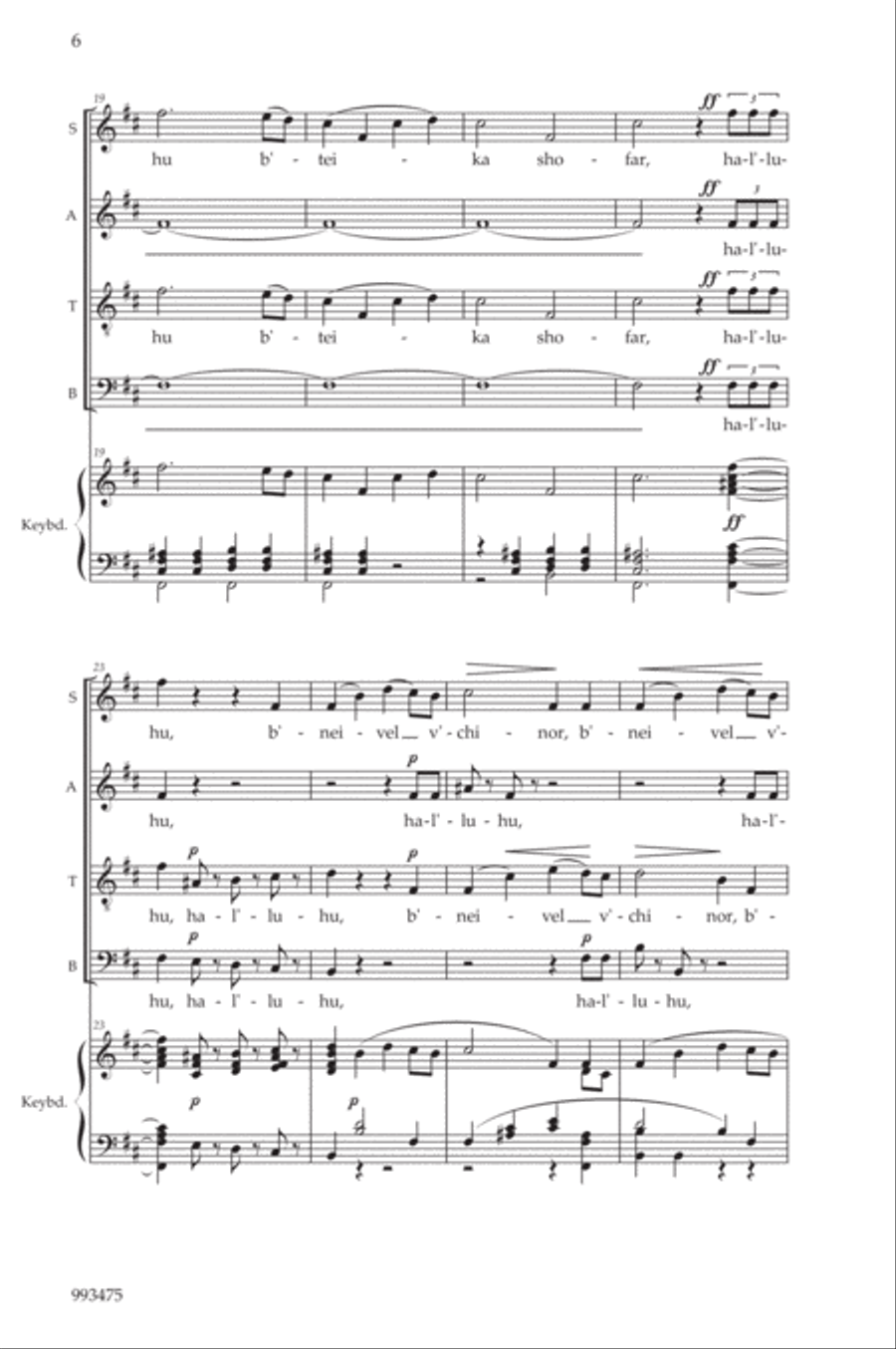 Hal Luyah Hal Luyah 4-Part scores gallery preview page 4